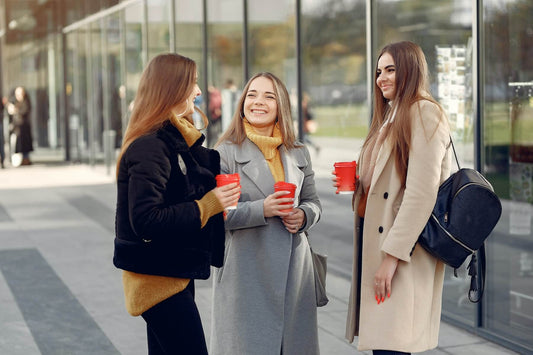 Women socializing and enjoying positive health impacts