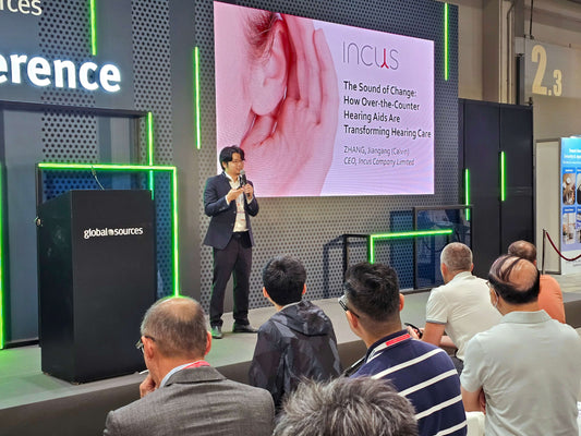 Incus CEO Calvin Zhang at Global Sources Mobile Electronics Show