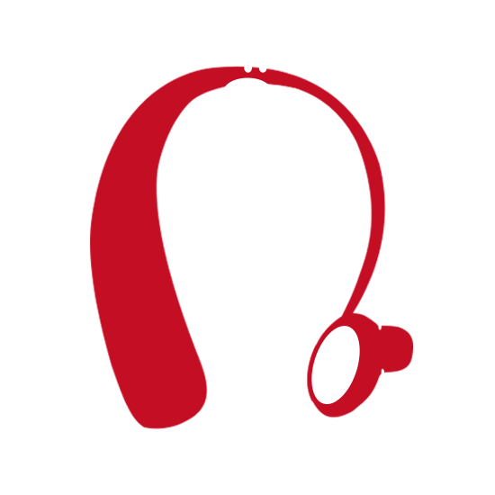 Drawing of traditional hearing aid