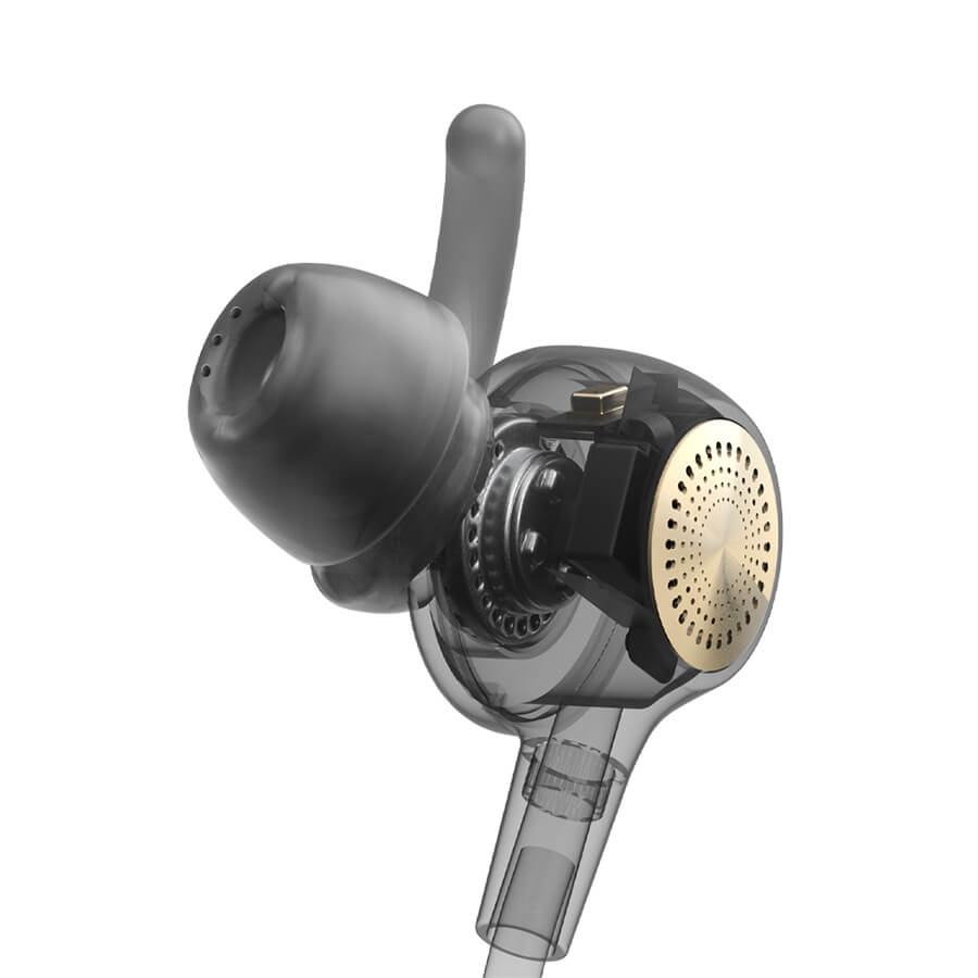 3D model of hybrid eartips for Kite 2 hearing aid